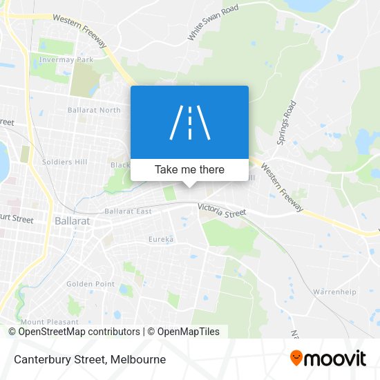 Canterbury Street map