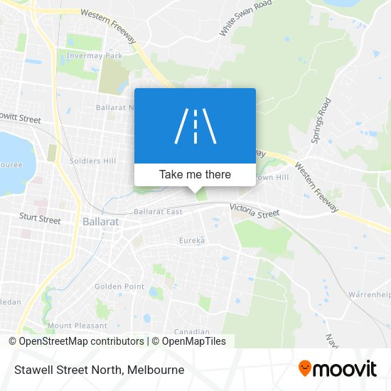 Stawell Street North map