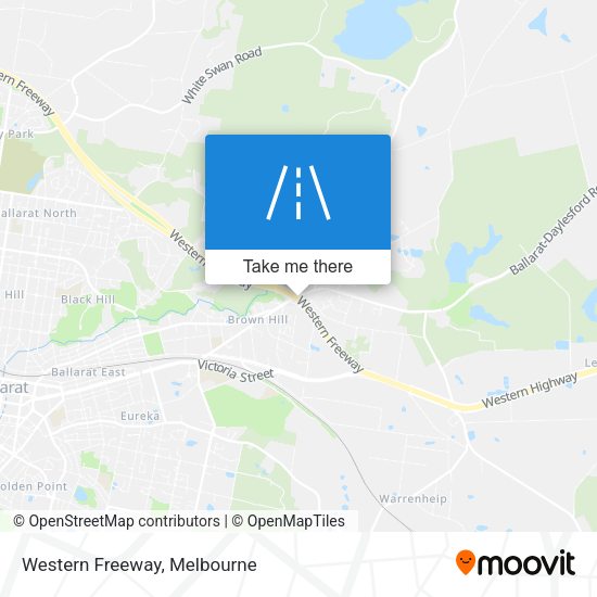 Western Freeway map