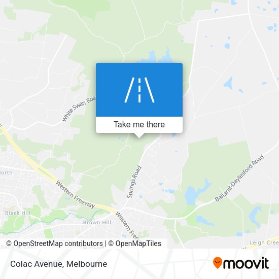 Colac Avenue map