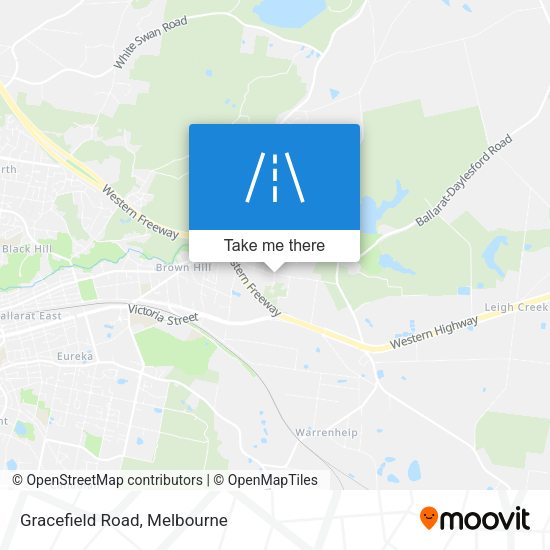 Gracefield Road map