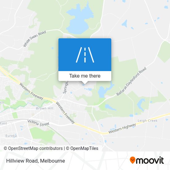 Hillview Road map