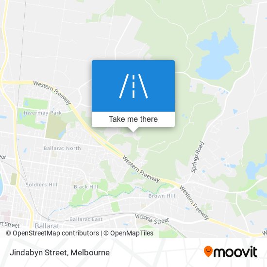 Jindabyn Street map