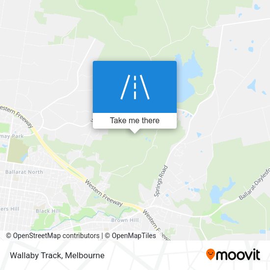 Wallaby Track map