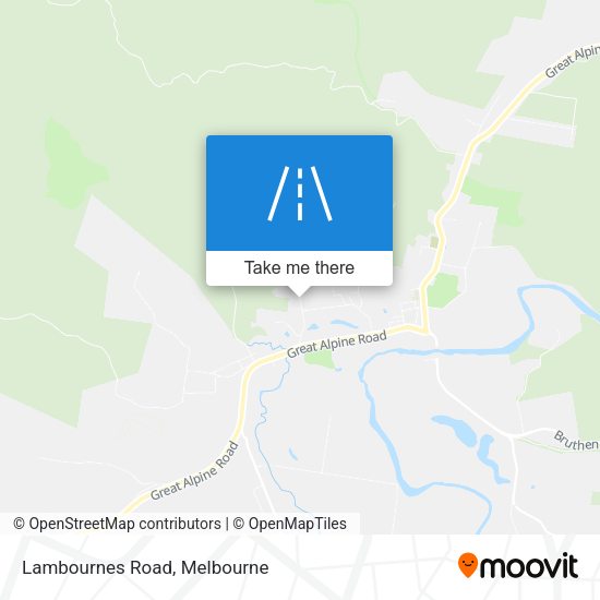 Lambournes Road map