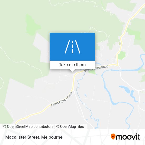 Macalister Street map