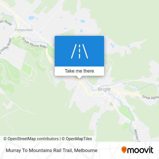 Murray To Mountains Rail Trail map
