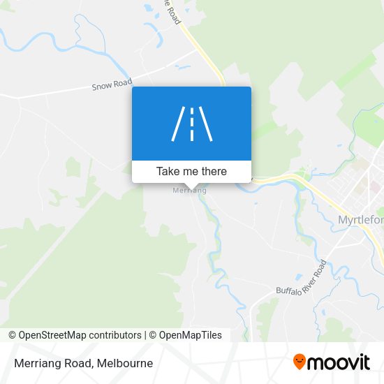 Merriang Road map