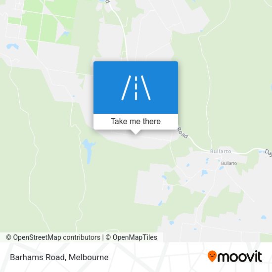 Barhams Road map