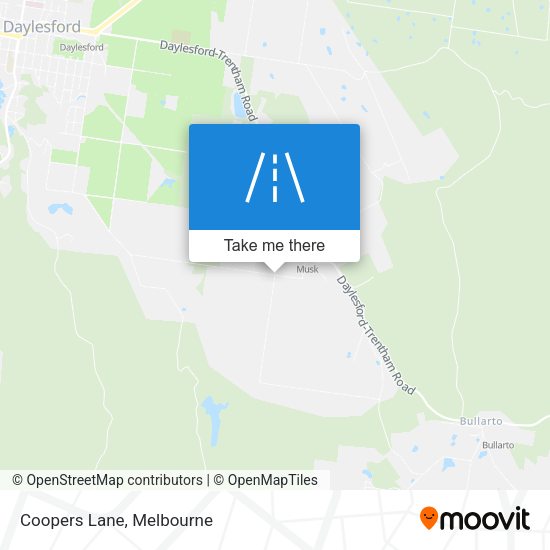 Coopers Lane map