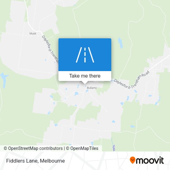 Fiddlers Lane map