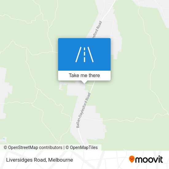 Liversidges Road map