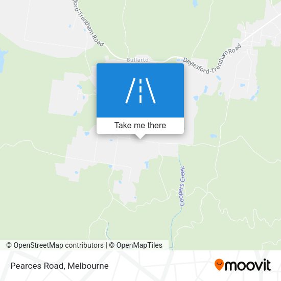 Pearces Road map