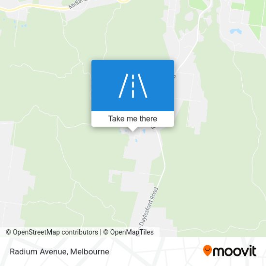 Radium Avenue map