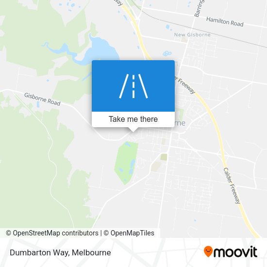 Dumbarton Way map