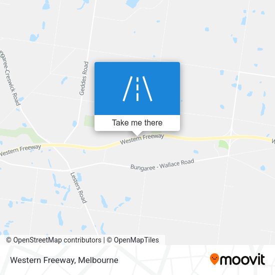Western Freeway map