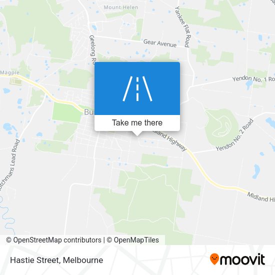 Hastie Street map