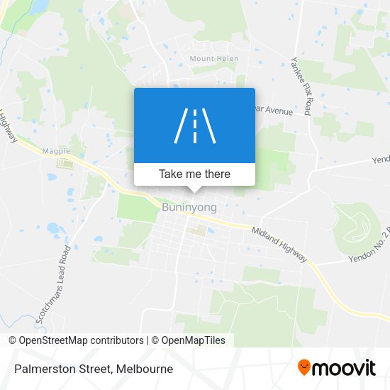 Palmerston Street map