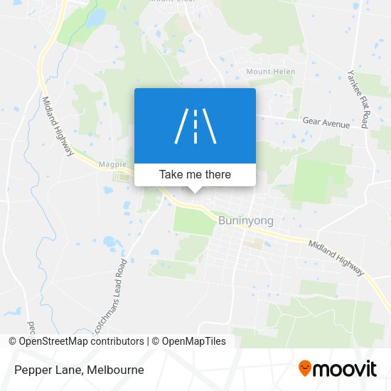 Pepper Lane map