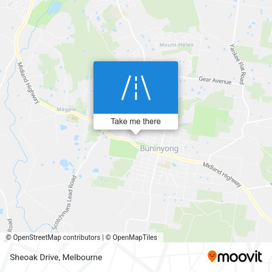 Sheoak Drive map