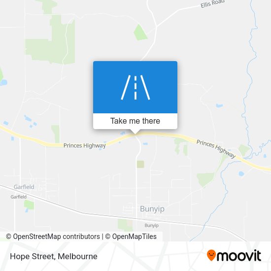 Hope Street map