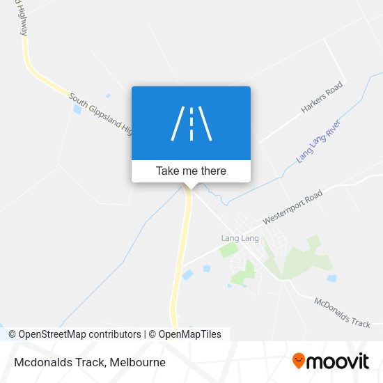 Mcdonalds Track map