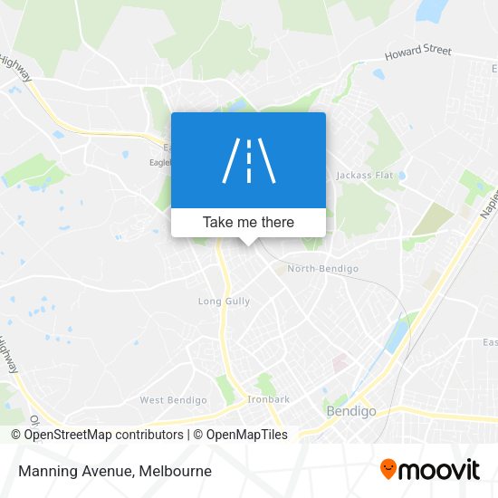 Manning Avenue map