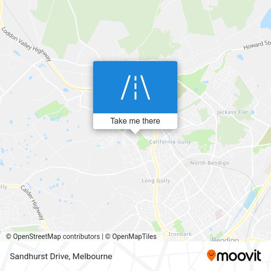 Sandhurst Drive map