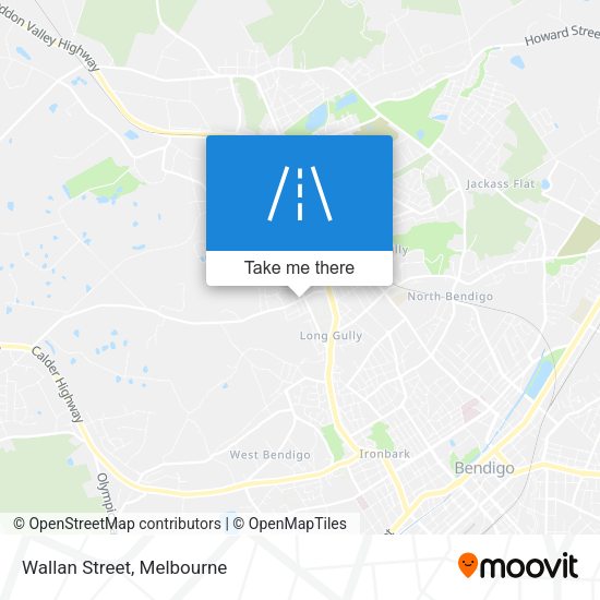 Wallan Street map