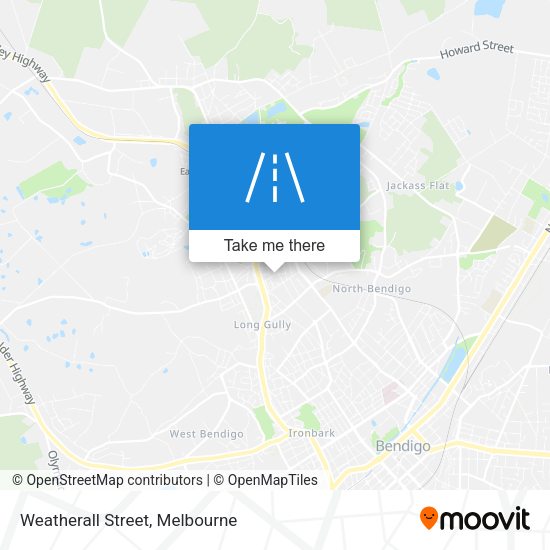 Weatherall Street map