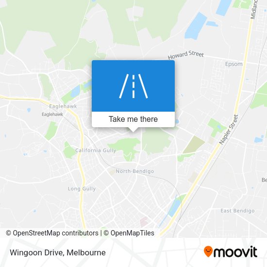 Wingoon Drive map