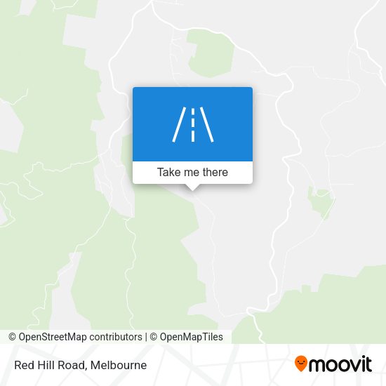 Red Hill Road map