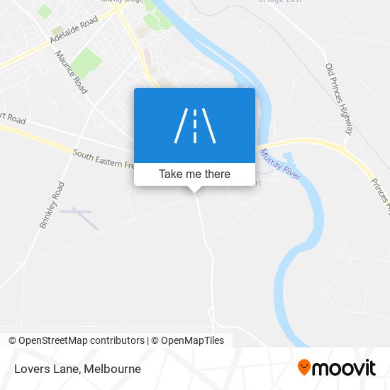 Lovers Lane map
