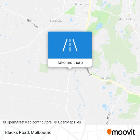 Blacks Road map
