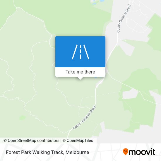 Forest Park Walking Track map