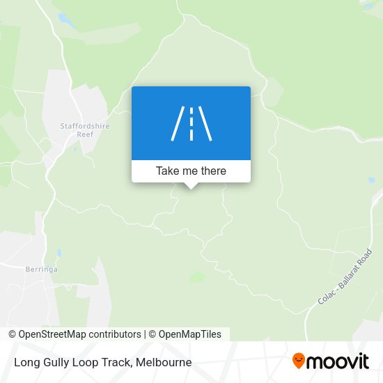 Long Gully Loop Track map