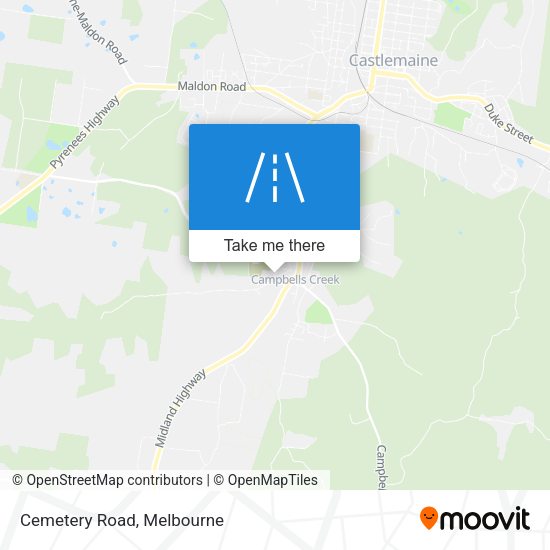 Cemetery Road map