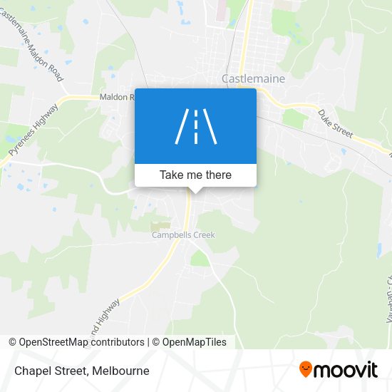 Chapel Street map