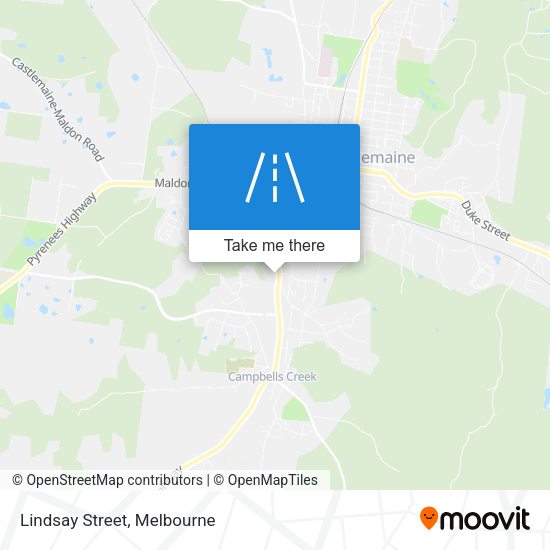 Lindsay Street map