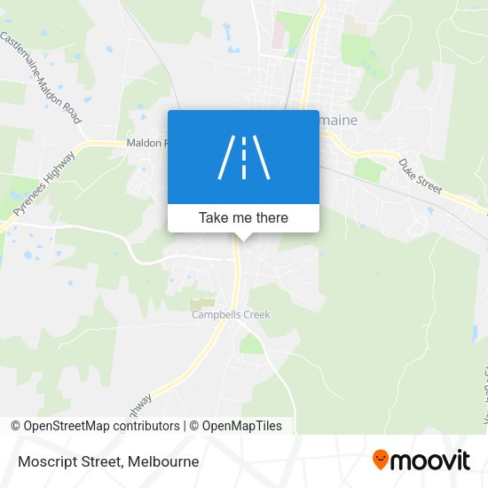 Moscript Street map