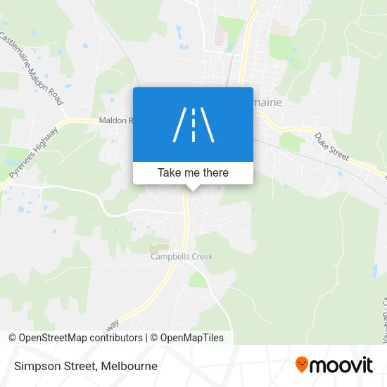 Simpson Street map