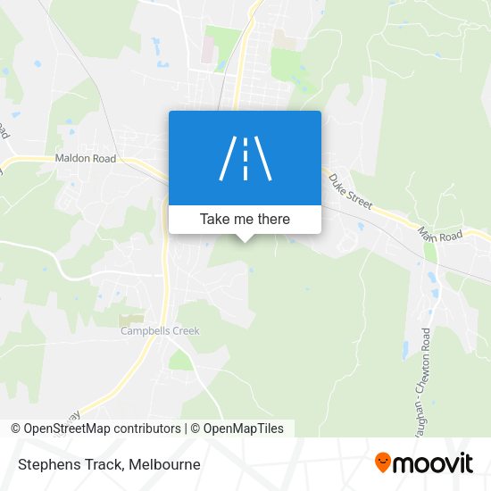 Stephens Track map