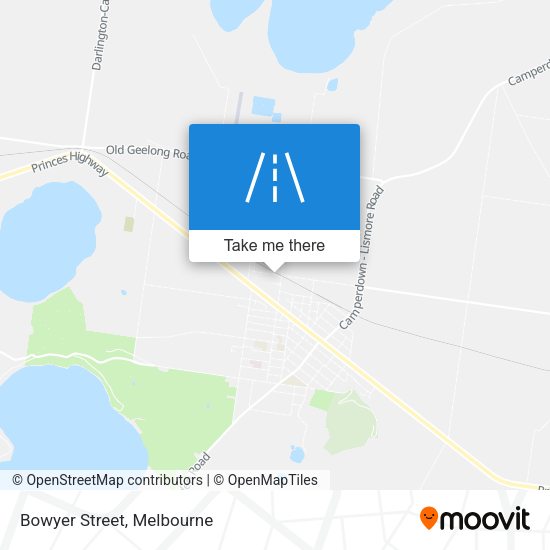 Bowyer Street map