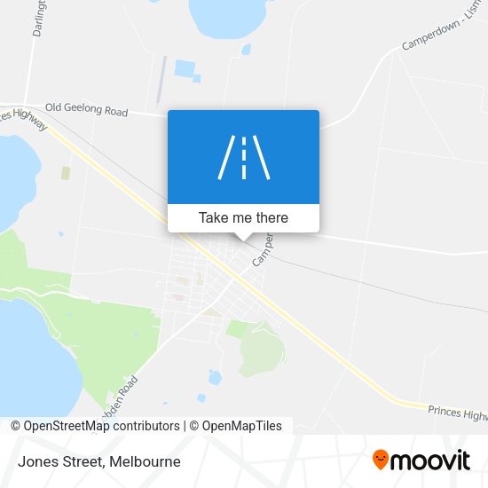 Jones Street map
