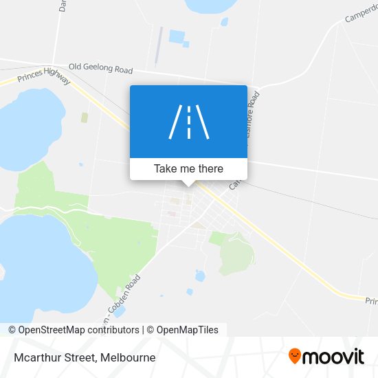 Mcarthur Street map