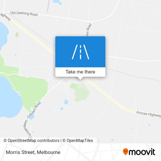 Morris Street map