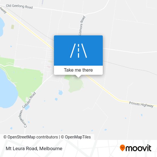 Mt Leura Road map