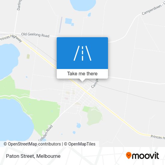 Paton Street map