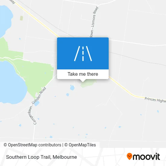 Mapa Southern Loop Trail