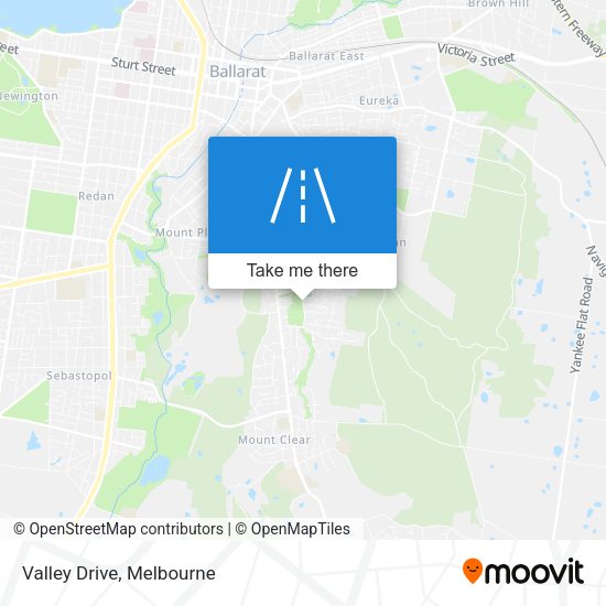 Valley Drive map